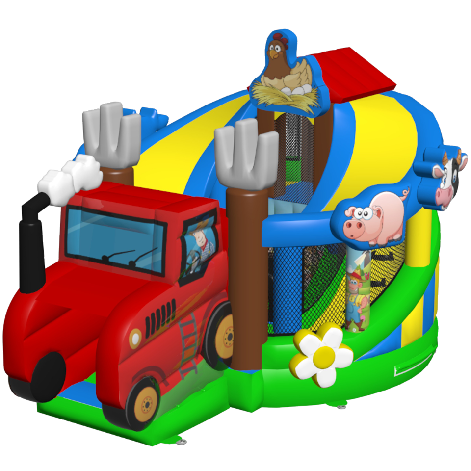 Twist N Slide Farm Inflatable