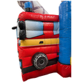 Twist N Slide Pompiers Château Gonflable