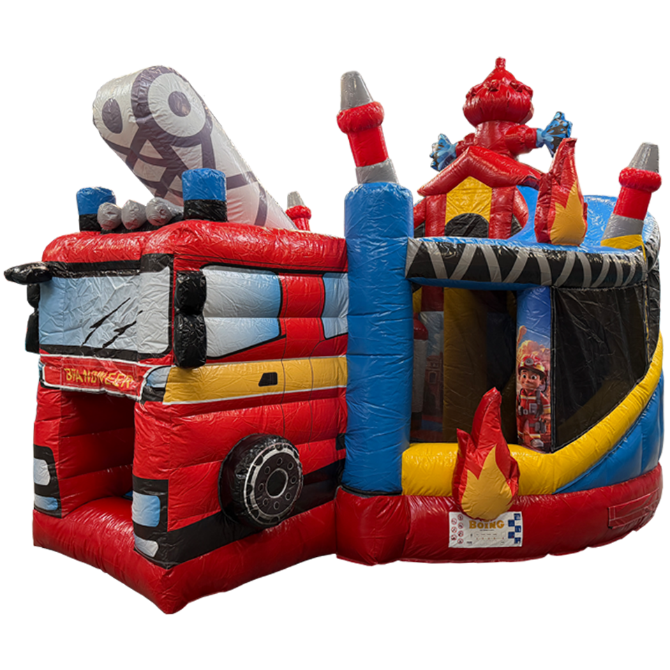 Château gonflable Pompier Twist N Slide