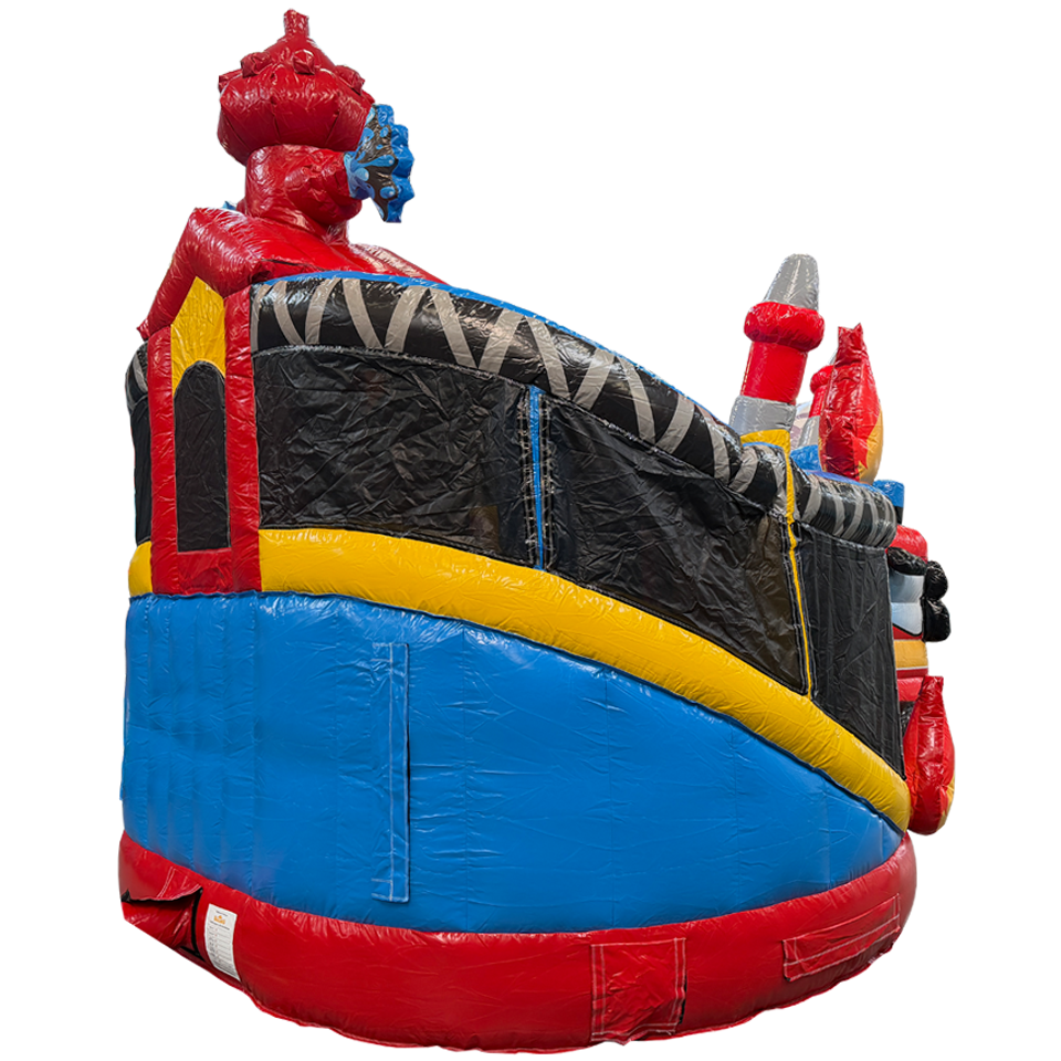 Château gonflable Pompier Twist N Slide