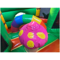 Twist N Slide Grenouille Château Gonflable