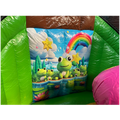 Twist N Slide Grenouille Château Gonflable