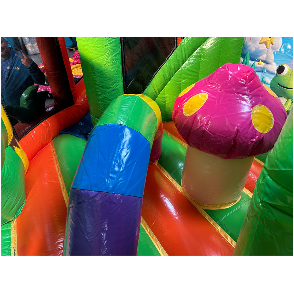Twist N Slide Frog Inflatable