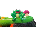 Twist N Slide Grenouille Château Gonflable