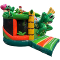 Twist N Slide Grenouille Château Gonflable