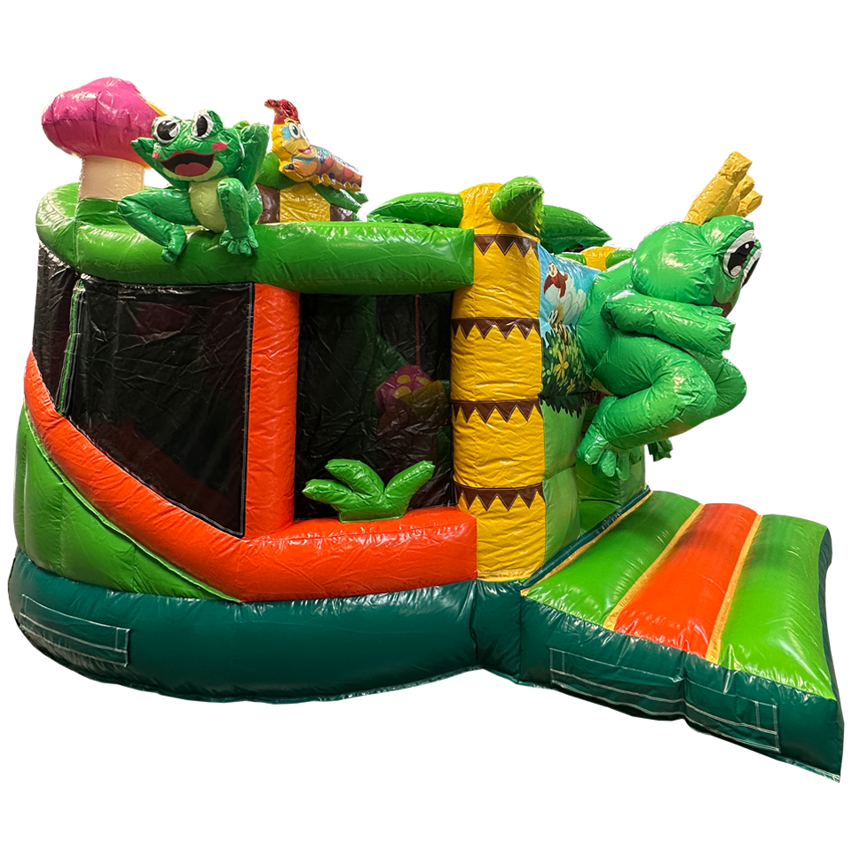Twist N Slide Frog Inflatable