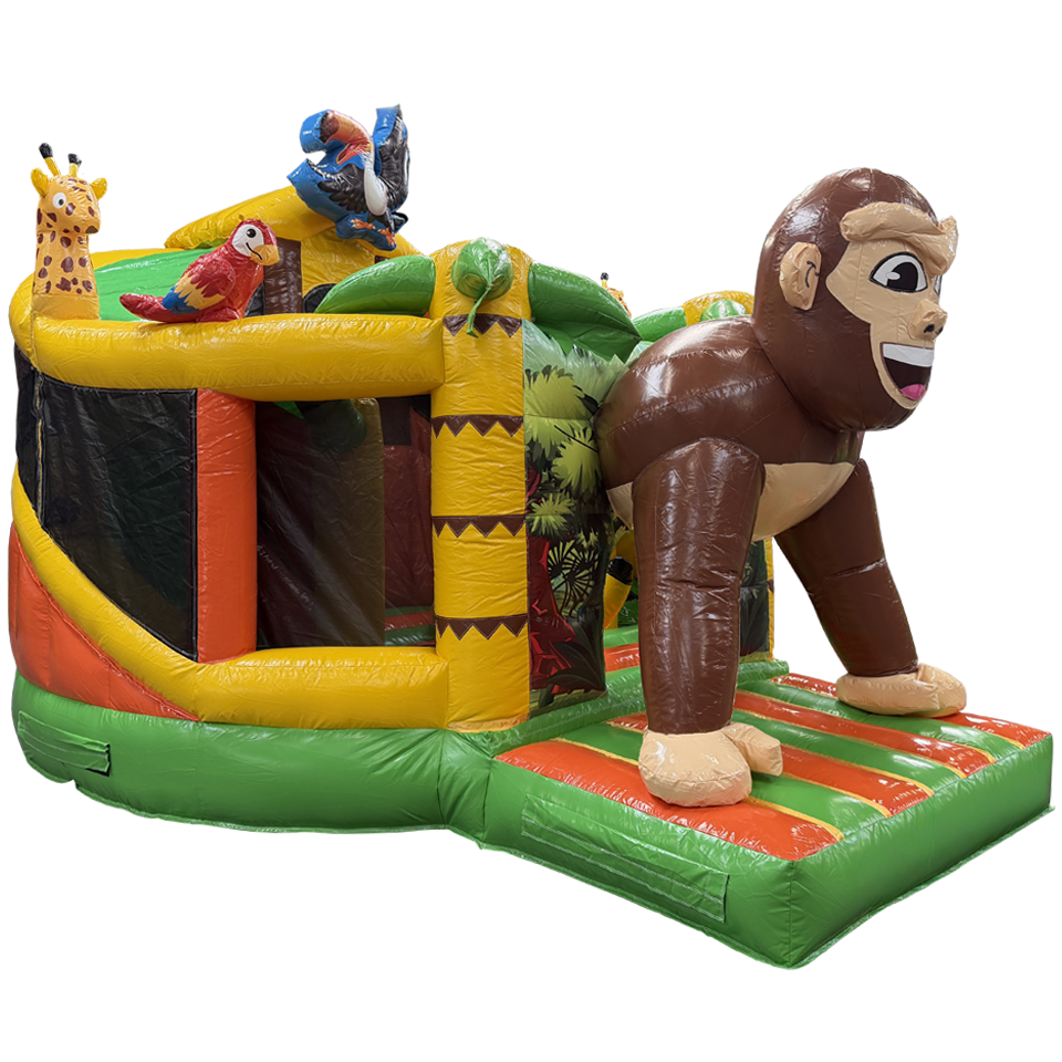 Château gonflable Twist N Slide Gorille