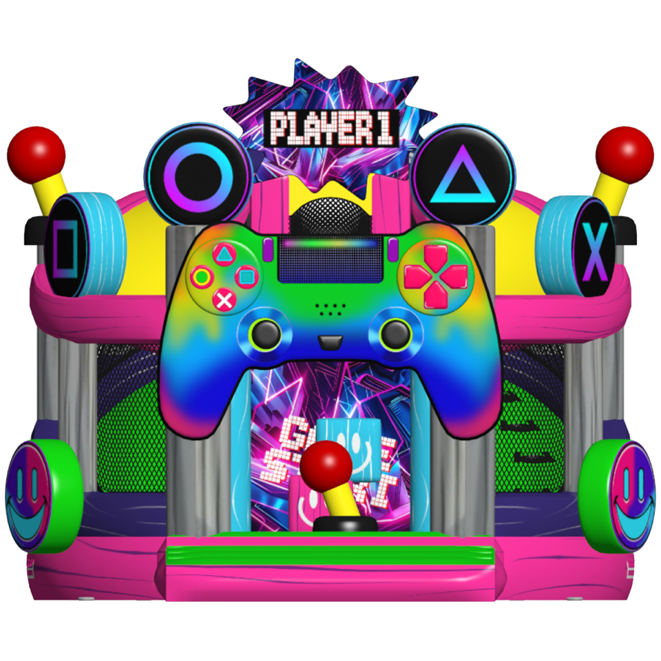 Château gonflable Twist N Slide Level Up