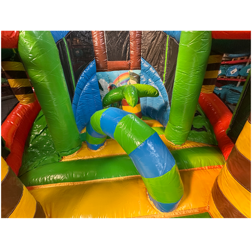 Château gonflable perroquet Twist N Slide