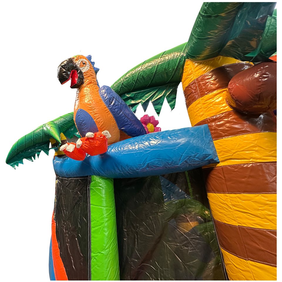 Château gonflable perroquet Twist N Slide