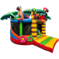 Twist N Slide Perroquet Château Gonflable