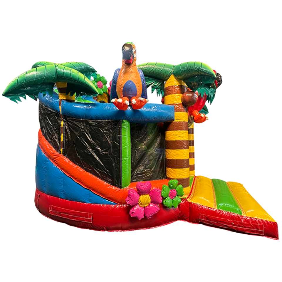 Château gonflable perroquet Twist N Slide