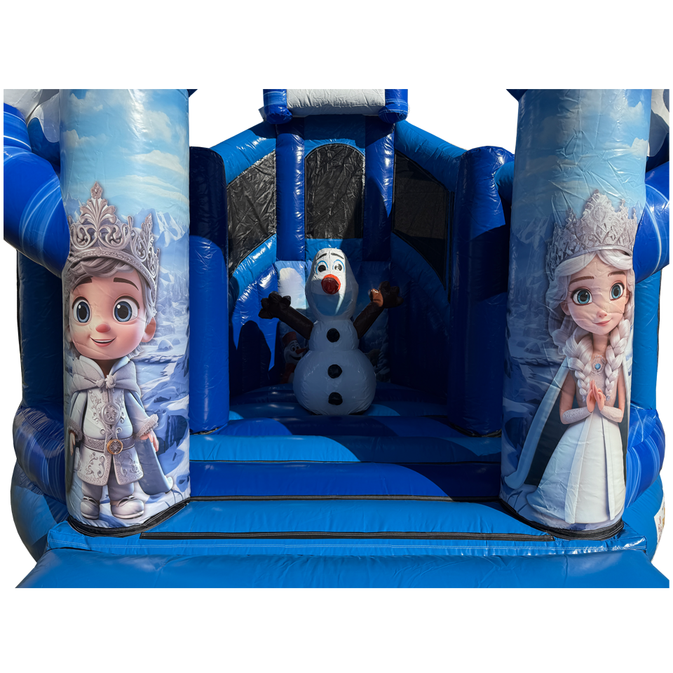 Twist N Slide Princesse des Neiges Château Gonflable
