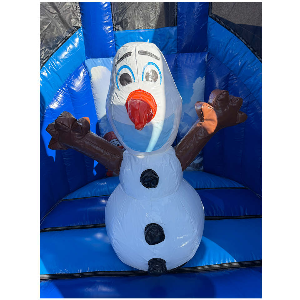 Twist N Slide Princesse des Neiges Château Gonflable