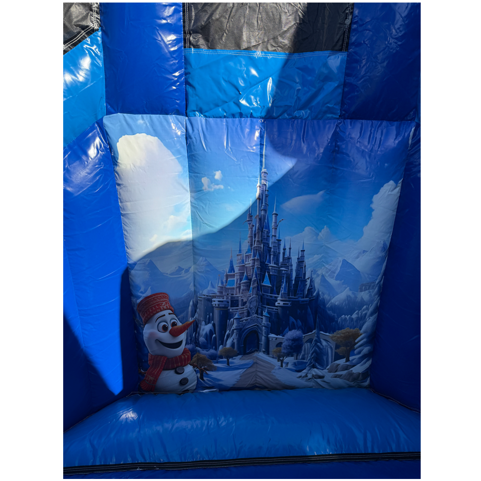 Twist N Slide Princesse des Neiges Château Gonflable