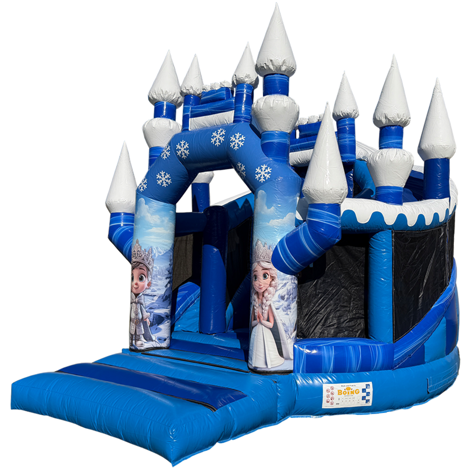 Twist N Slide Princesse des Neiges Château Gonflable