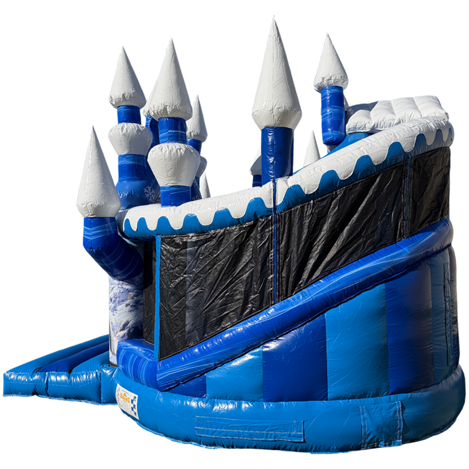 Twist N Slide Princesse des Neiges Château Gonflable