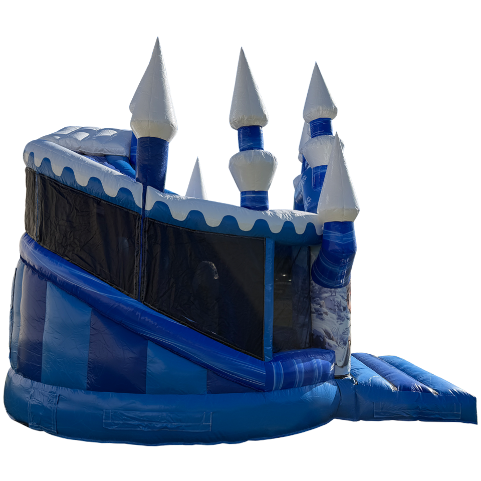 Twist N Slide Princesse des Neiges Château Gonflable