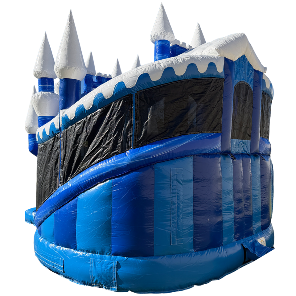 Twist N Slide Princesse des Neiges Château Gonflable