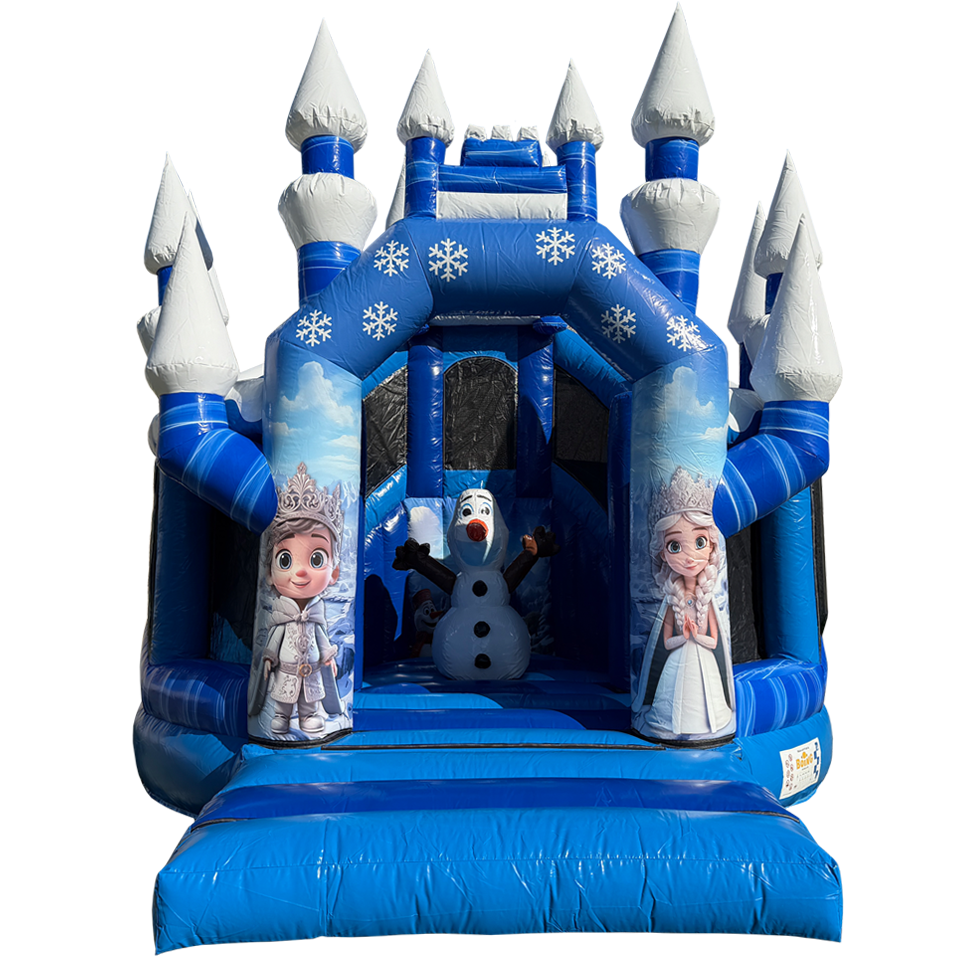 Twist N Slide Princesse des Neiges Château Gonflable