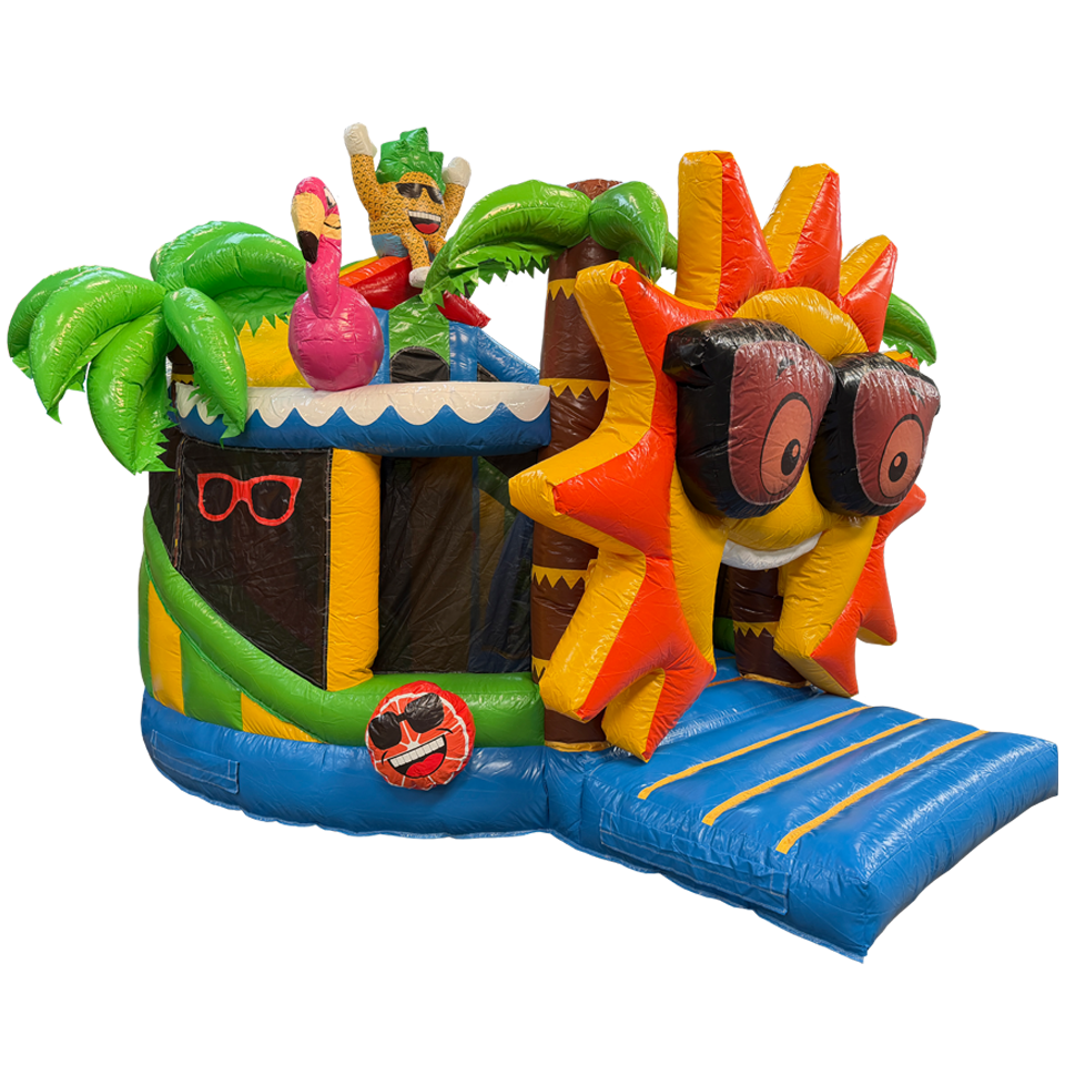 Château gonflable Twist N Slide Sunny Vibes