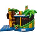 Twist N Slide Ambiance Ensoleillée Château Gonflable