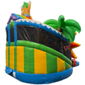 Twist N Slide Ambiance Ensoleillée Château Gonflable