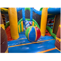Twist N Slide Ambiance Ensoleillée Château Gonflable