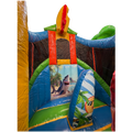 Twist N Slide Requin Surfeur Château Gonflable