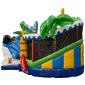 Twist N Slide Requin Surfeur Château Gonflable