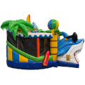Twist N Slide Requin Surfeur Château Gonflable