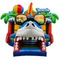 Twist N Slide Requin Surfeur Château Gonflable