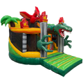 Twist N Slide Trex Château Gonflable