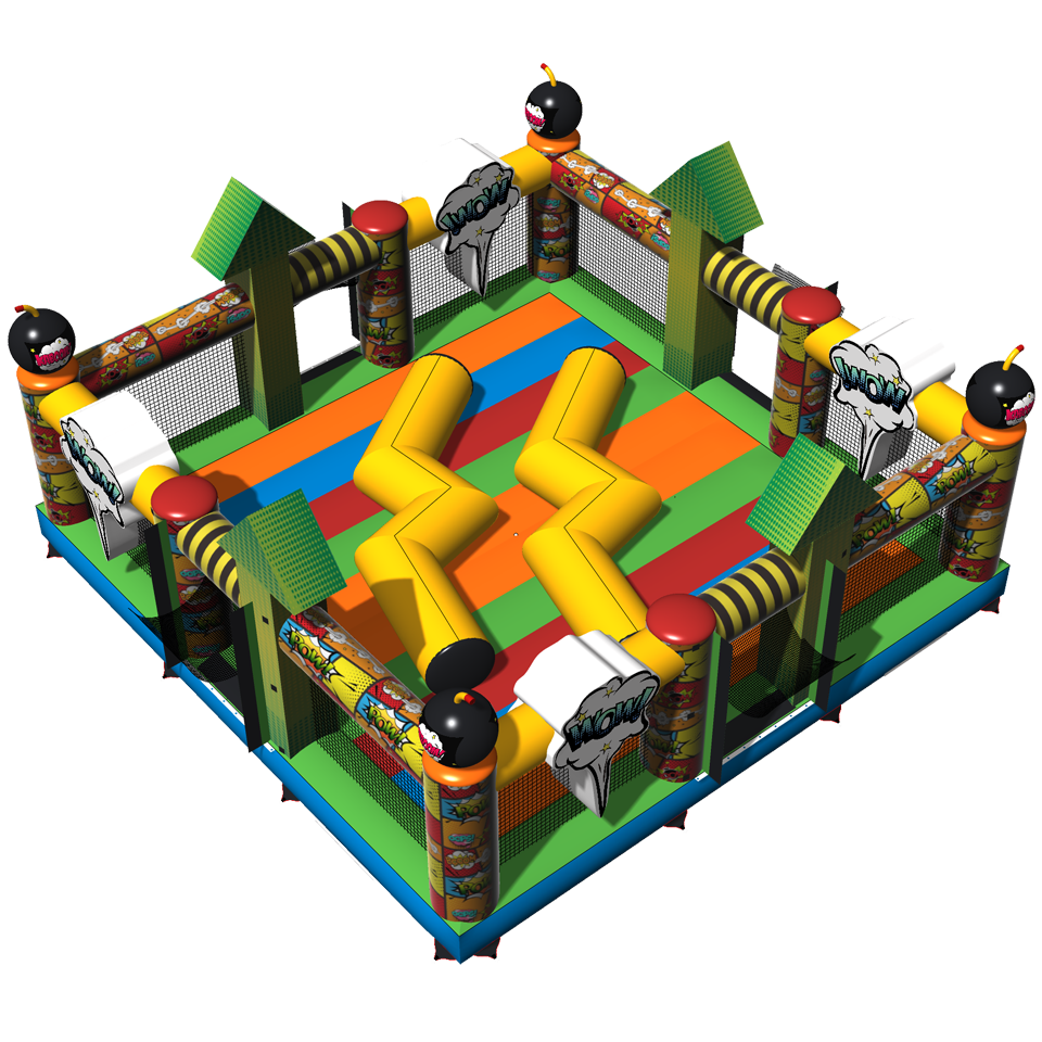 Square Game Zig Zag Zap Pop Art