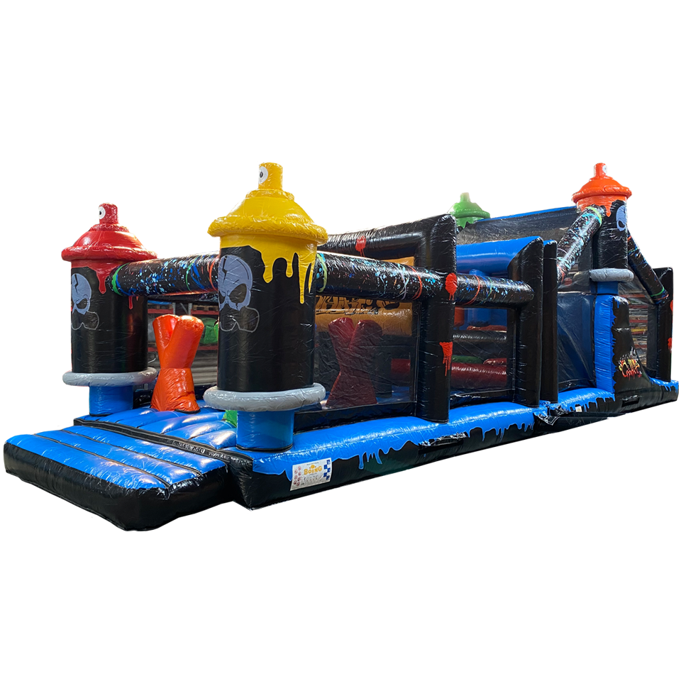 2 Section Graffiti Run Black