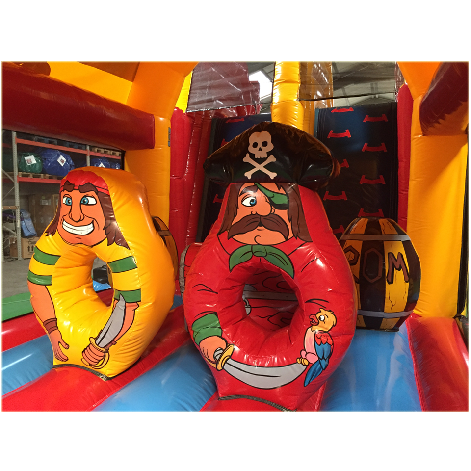 2 Parties Course D'obstacles Bateau Pirate Run
