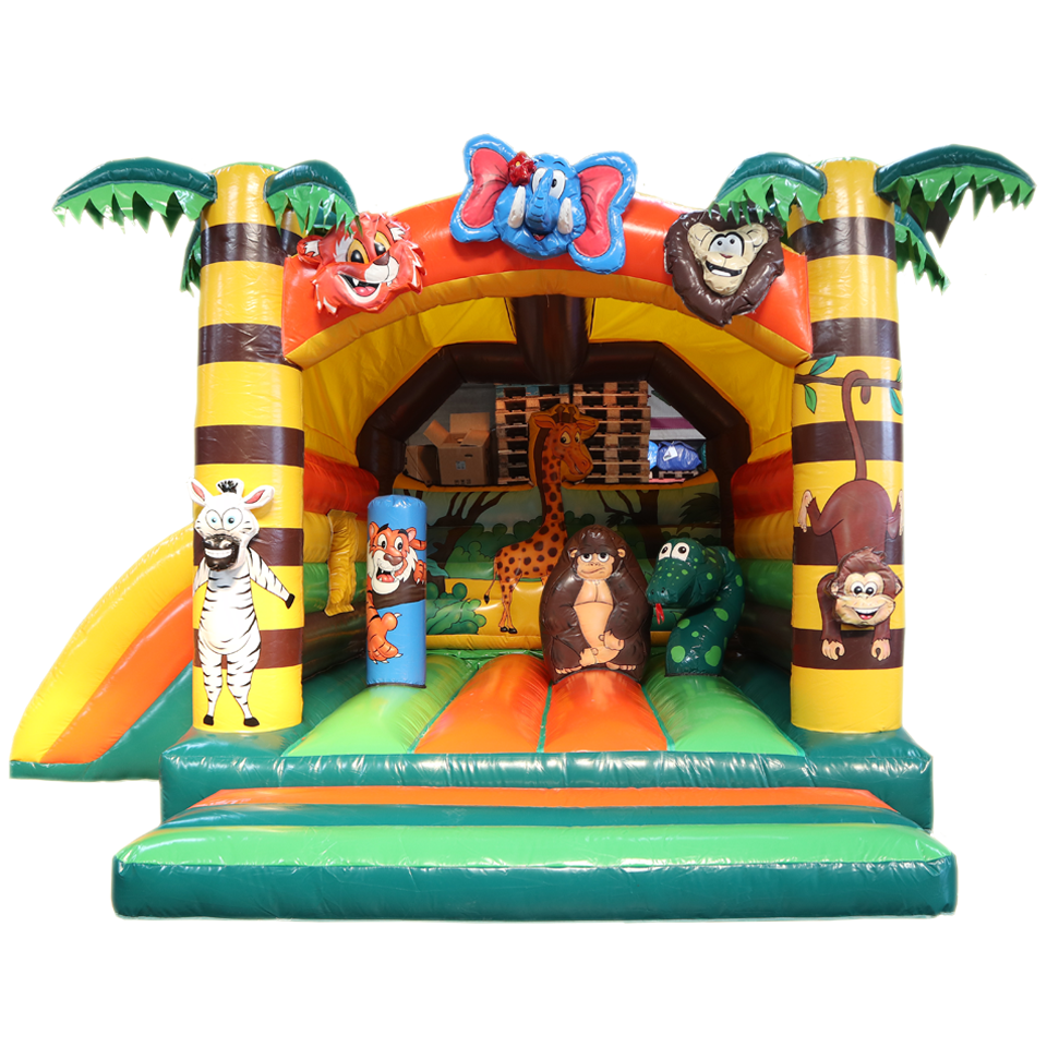 Aframe Midi Os Jungle Springkasteel
