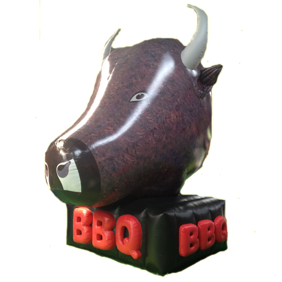 Taureau de barbecue gonflable