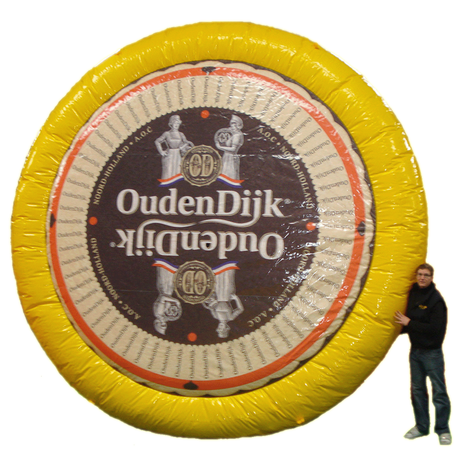 Boule de fromage gonflable