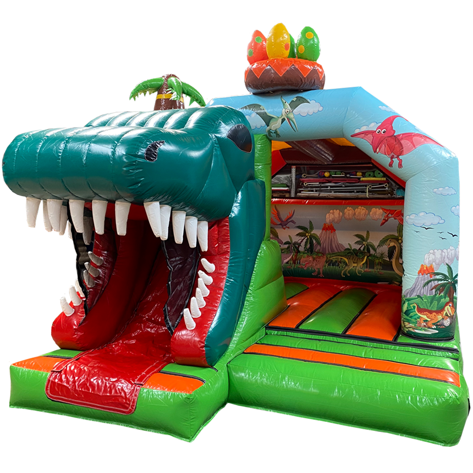 Combo Mini 3D Trex springkasteel