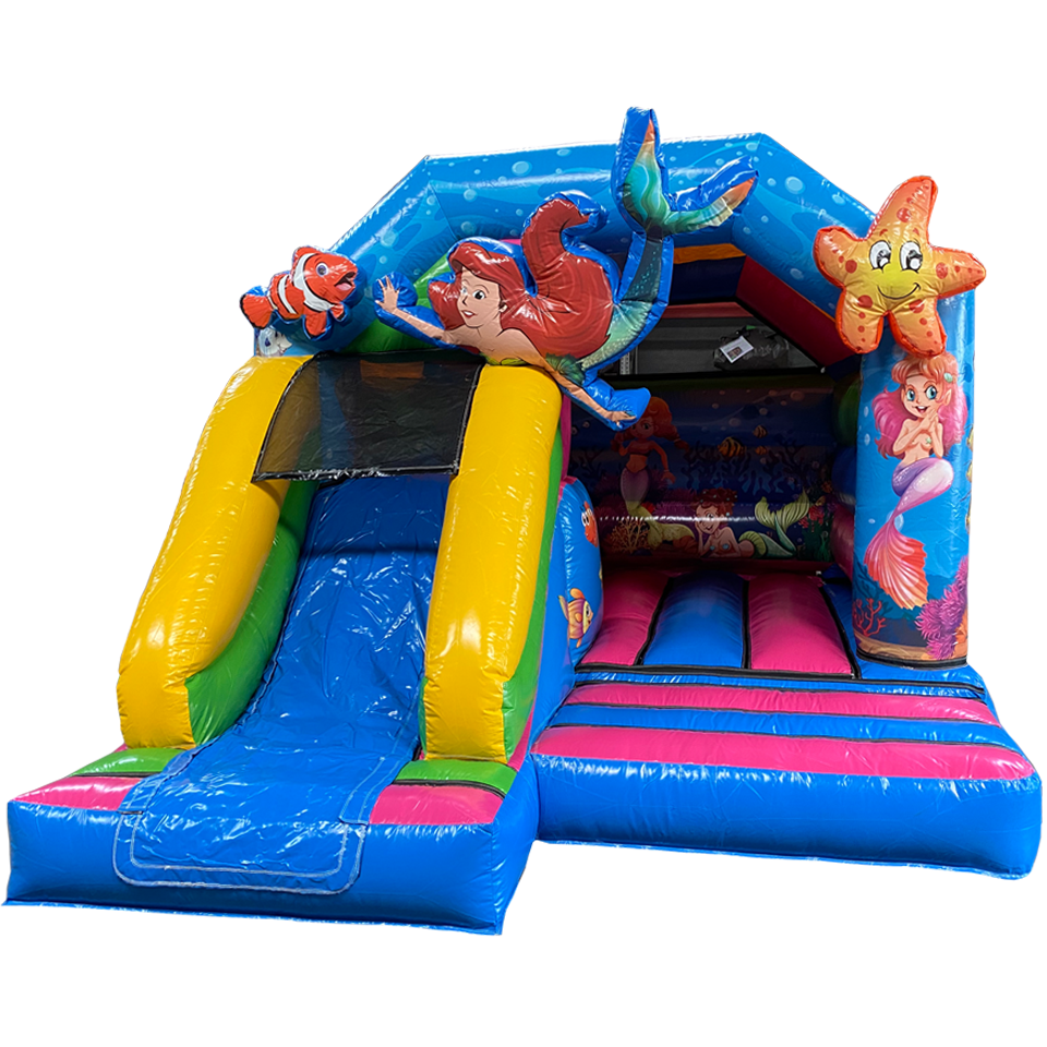 Combo Mini 3D Zeemeermin Springkasteel