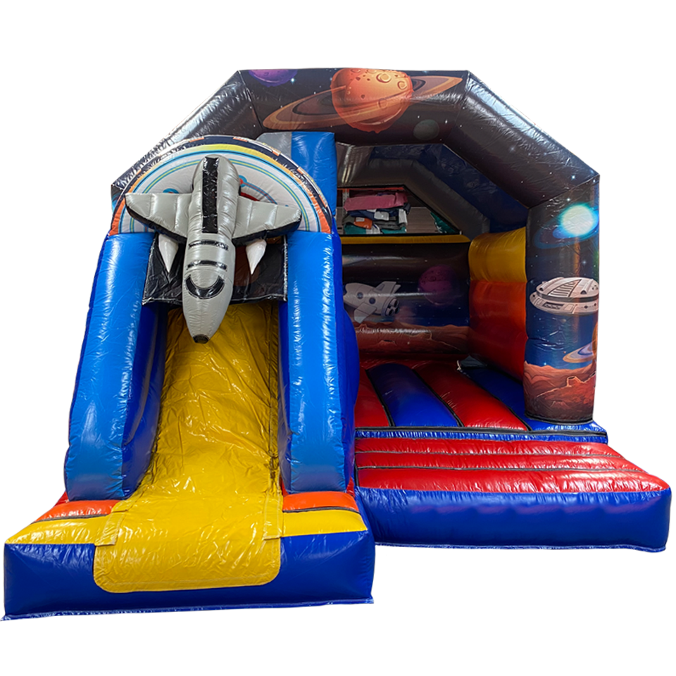 Springkasteel Combo Mini 3D Ruimte Raket