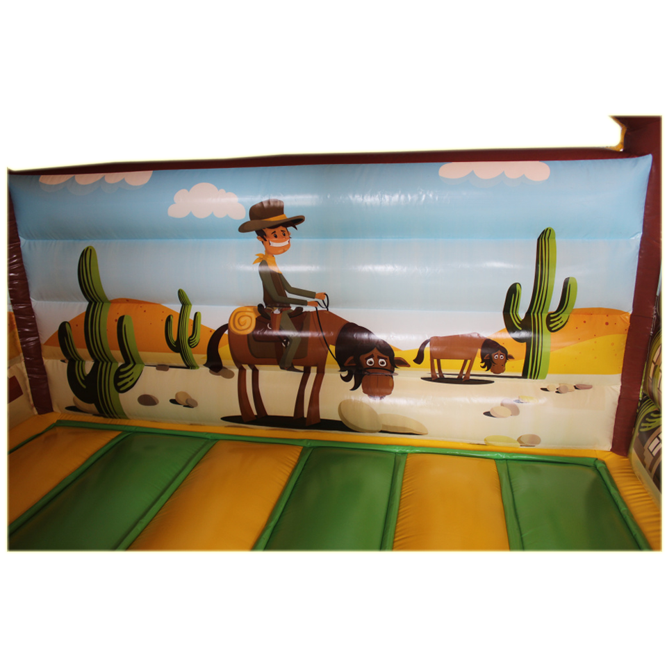 Cowboy op paard