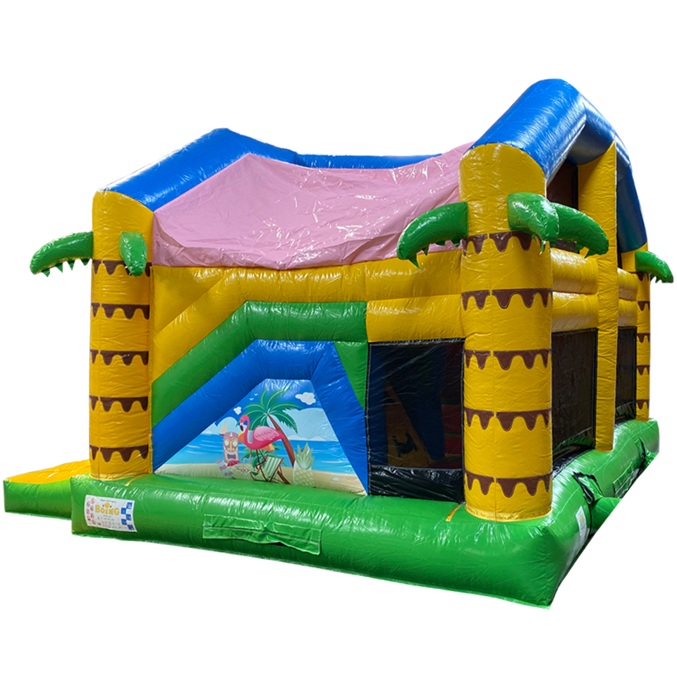 Multiplay Maxi Flamant Rose Château Gonflable 