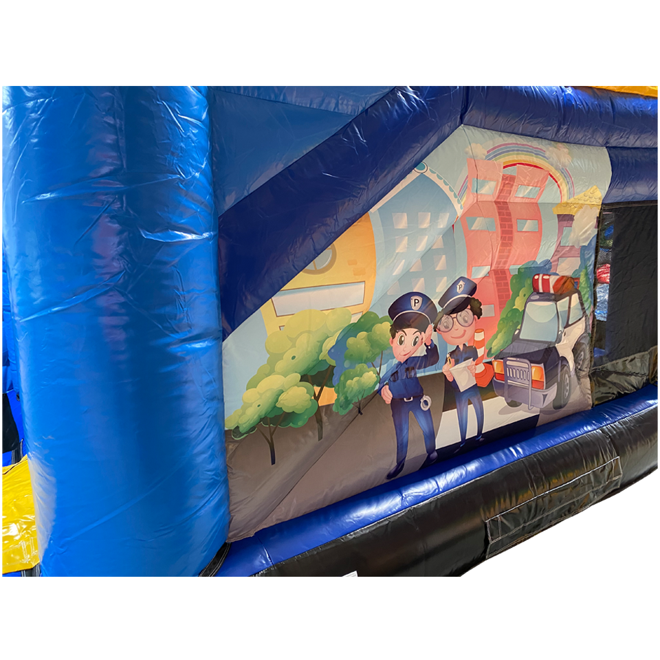 Multiplay Maxi Police Château Gonflable 