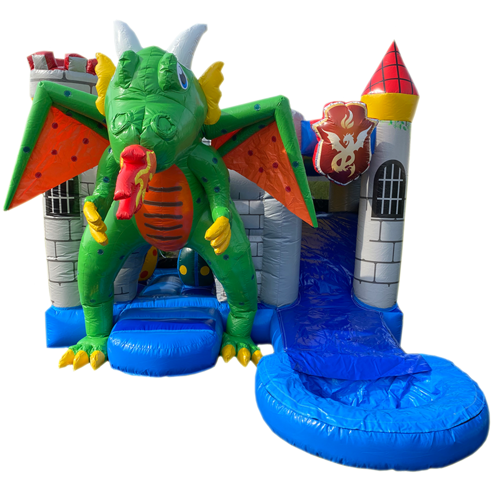 Mini Draak Springkasteel